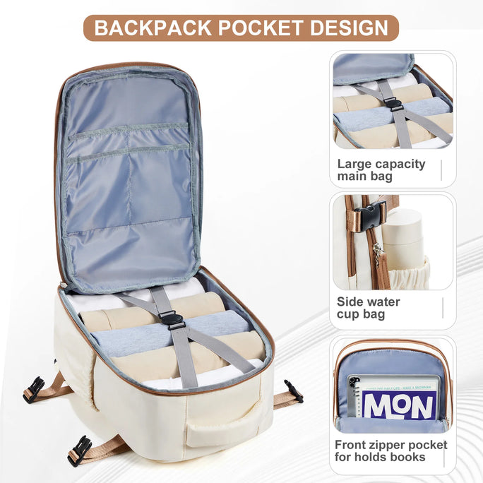 Cabin Airplane Travel Backpack 40x30x20, Hand Luggage Cabin Backpack Wizzair 40x30x20 Carry-Ons Men Women 15.6 inch Laptop Bags