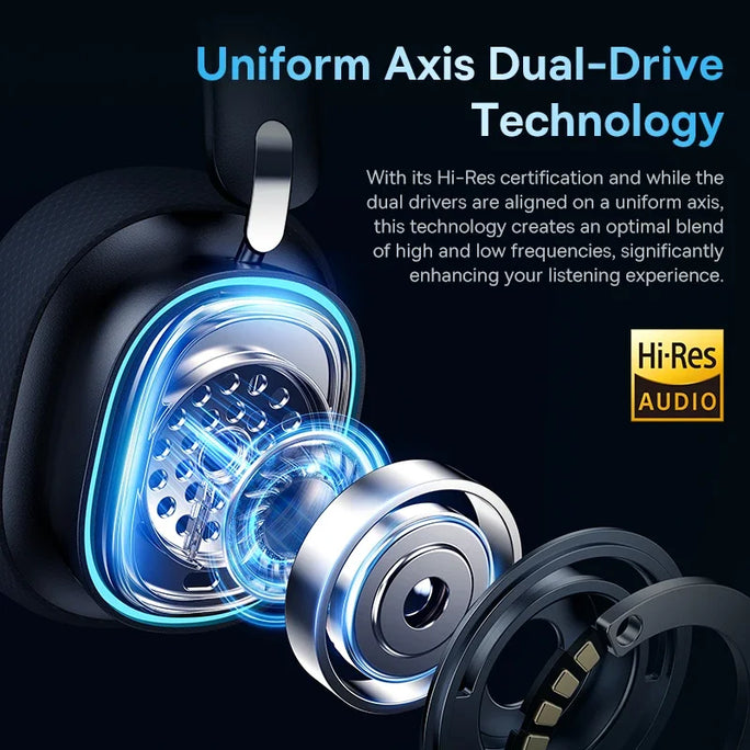 🎧 GH02 Wireless Gaming Headset with RGB & Detachable Microphone
