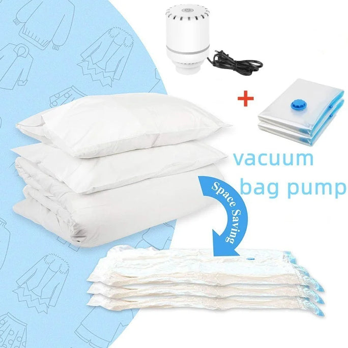 Electric Vacuum Sealer Pump + Compression Bags