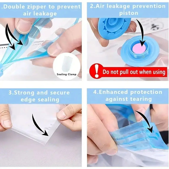 Electric Vacuum Sealer Pump + Compression Bags