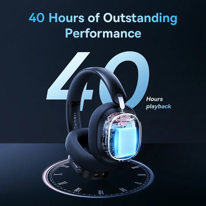 🎧 GH02 Wireless Gaming Headset with RGB & Detachable Microphone