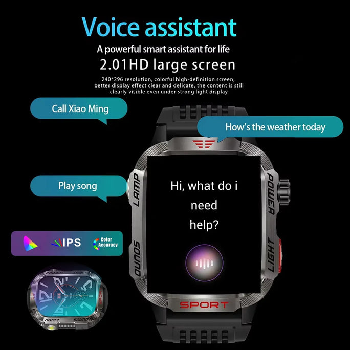 Smartwatch with Fitness Tracker & Bluetooth Calls