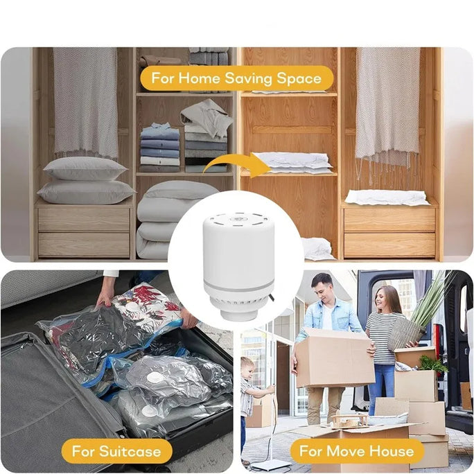 Electric Vacuum Sealer Pump + Compression Bags
