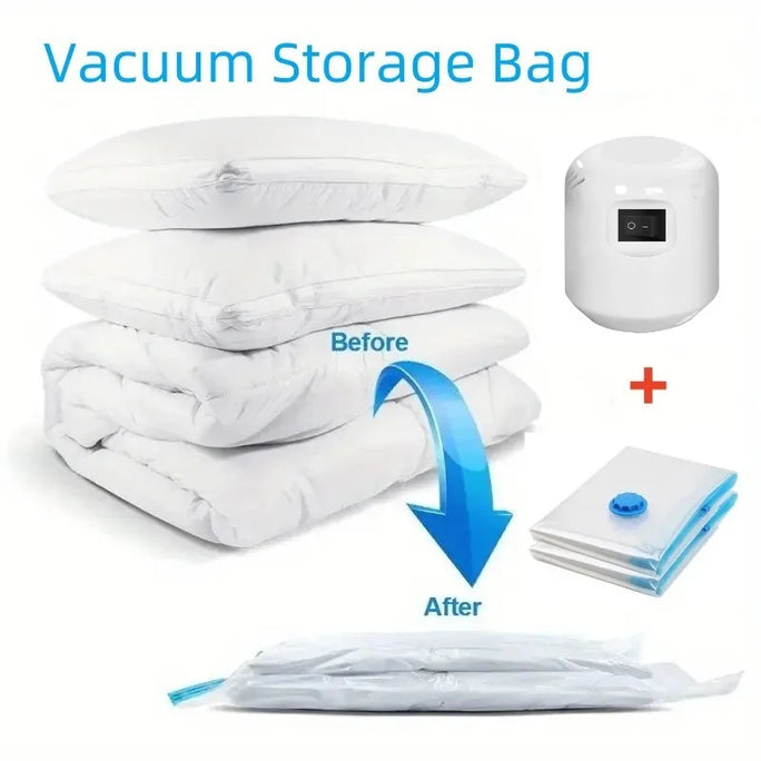 Electric Vacuum Sealer Pump + Compression Bags