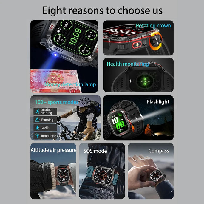 Smartwatch with Fitness Tracker & Bluetooth Calls